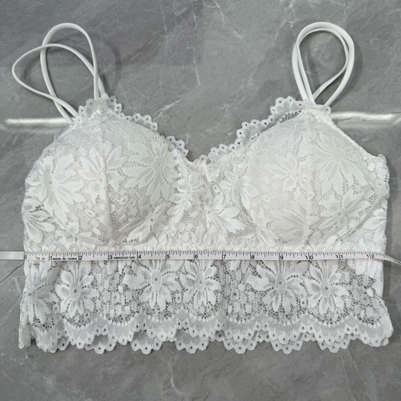 NWOT Women’s Floral Lace Wireless Bralettes With Removable Pads 34D 36C 38A 38B - Picture 13 of 16